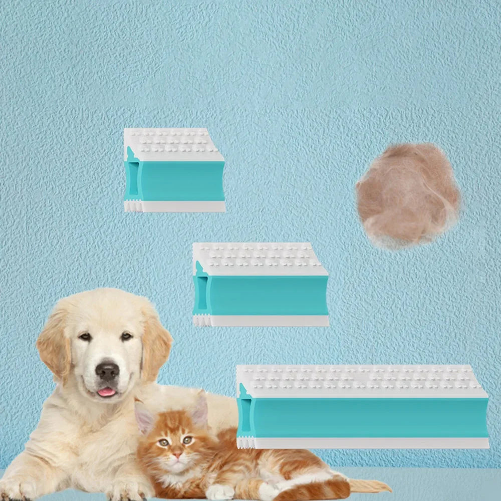 Portable Pet Hair Remover Brush – Efficient Dehairing Tool for Sweaters, Carpets, and Multifunctional Use (for Cats and Dogs)